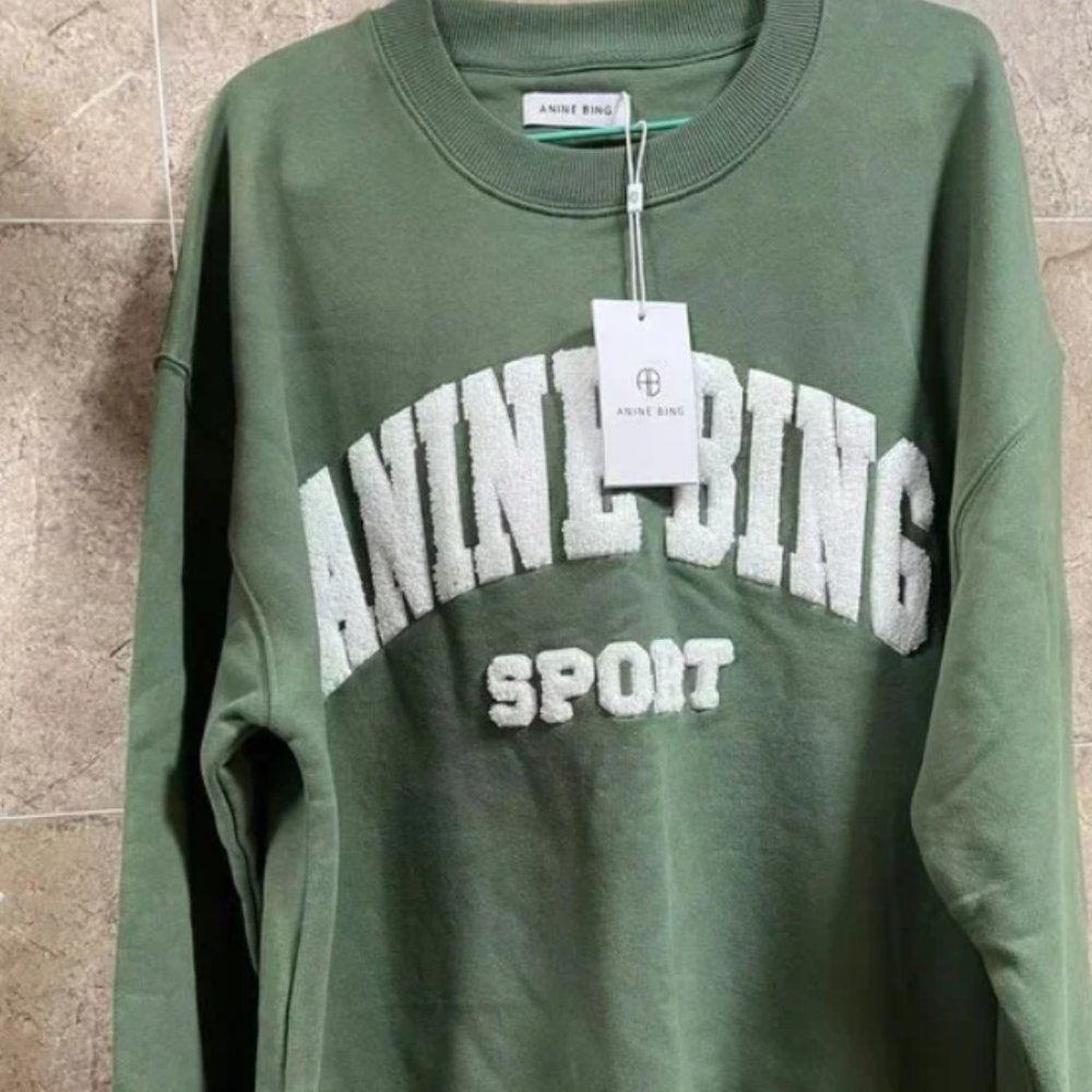Anine Bing green sweatshirt - Size S